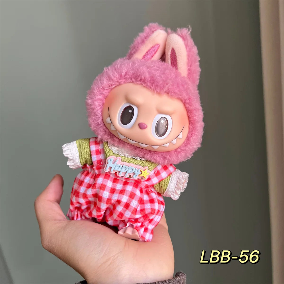 3v Labubu PopMart Original Luxury Labubu Clothes and Doll Outfit with Mini Monster Doll Accessories Blind Box Authentic