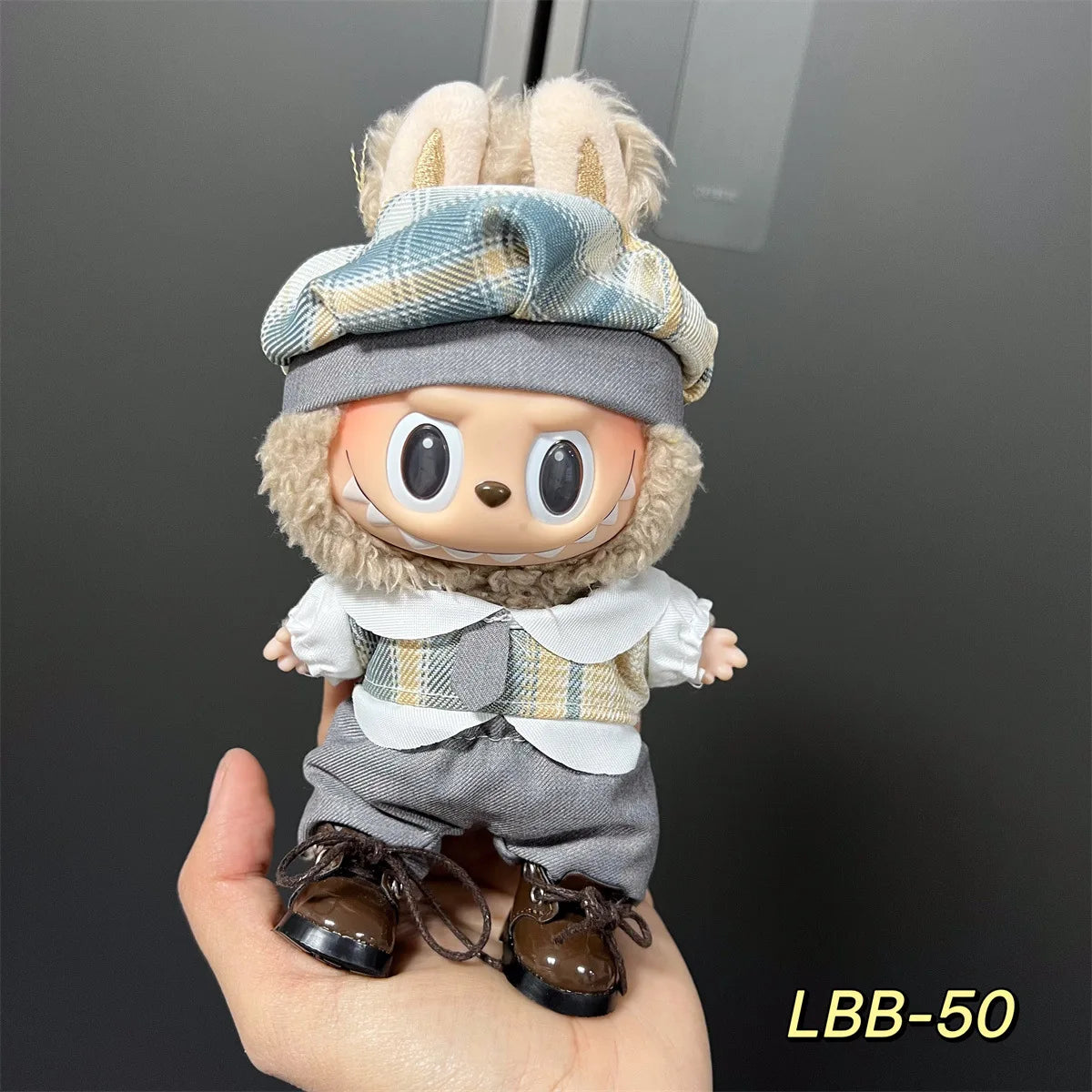 3v Labubu PopMart Original Luxury Labubu Clothes and Doll Outfit with Mini Monster Doll Accessories Blind Box Authentic