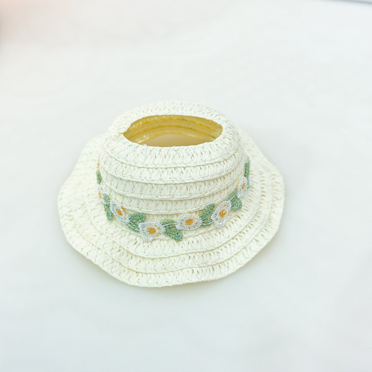 Labubu labubu vinyl doll baby clothes summer straw hat for suspender dress