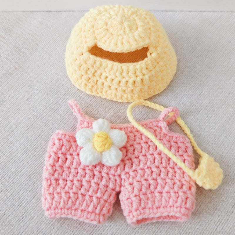 New product hand-crocheted POP MART Labubu baby clothes are suitable for cute factory direct sales wholesale