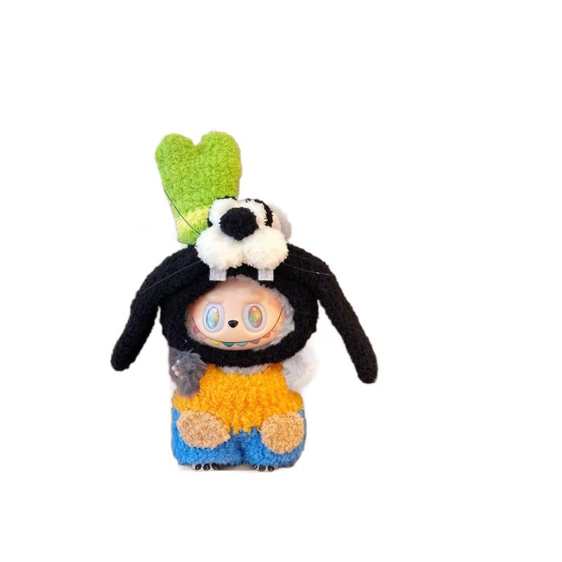 17CM Labubu baby clothes LABUBU handmade crochet clothes first generation second generation third generation can wear handmade baby clothes set