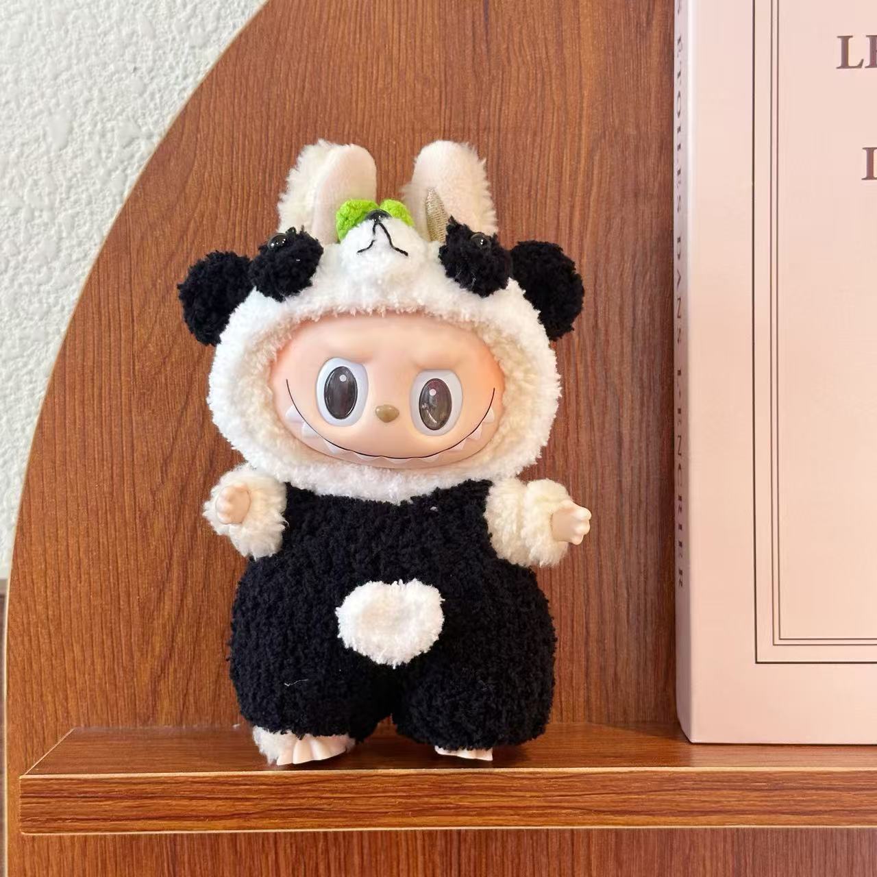 17CM Labubu baby clothes LABUBU handmade crochet clothes first generation second generation third generation can wear handmade baby clothes set