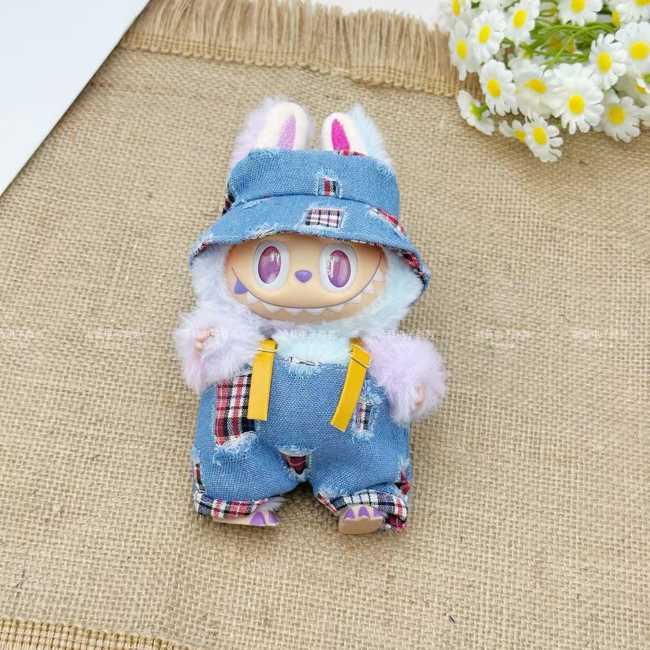 Baby clothes only  labubu clothes bucket hat spring outing suit Labubu baby clothes for