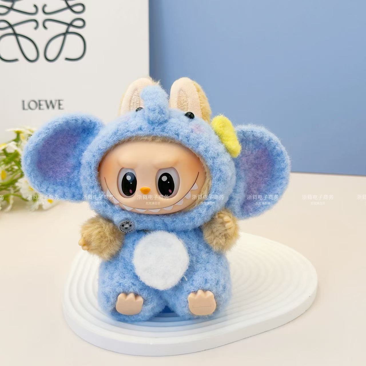 17CM Labubu baby clothes LABUBU handmade crochet clothes first generation second generation third generation can wear handmade baby clothes set
