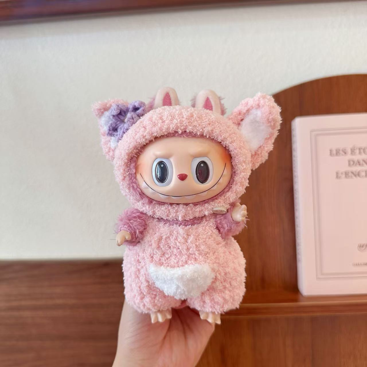 17CM Labubu baby clothes LABUBU handmade crochet clothes first generation second generation third generation can wear handmade baby clothes set