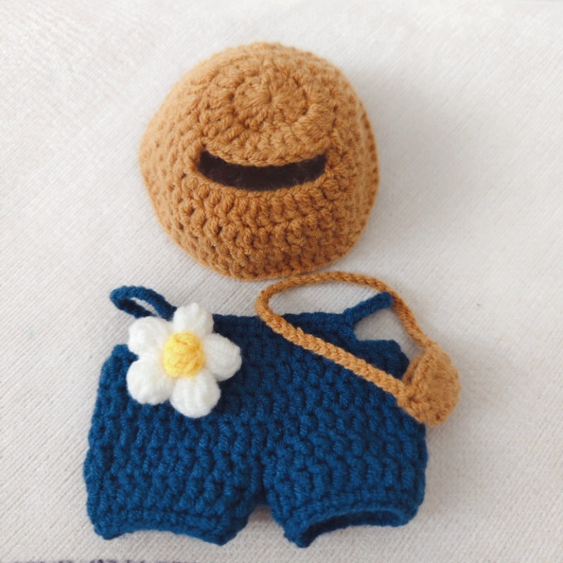 New product hand-crocheted POP MART Labubu baby clothes are suitable for cute factory direct sales wholesale