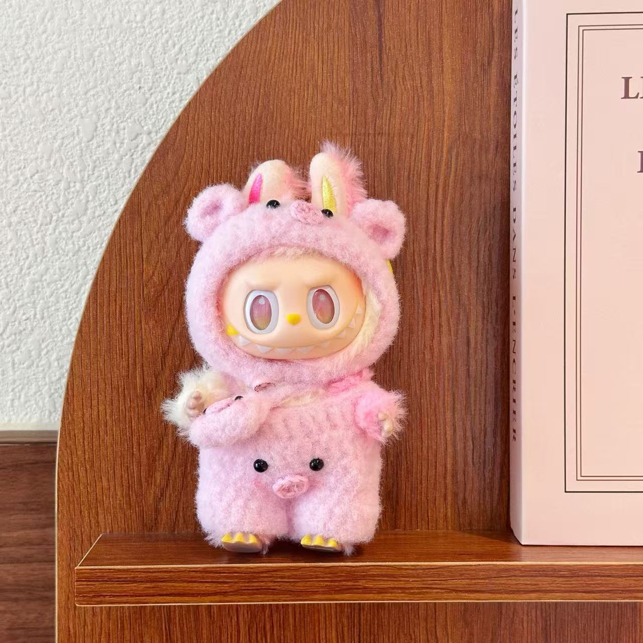 17CM Labubu baby clothes LABUBU handmade crochet clothes first generation second generation third generation can wear handmade baby clothes set