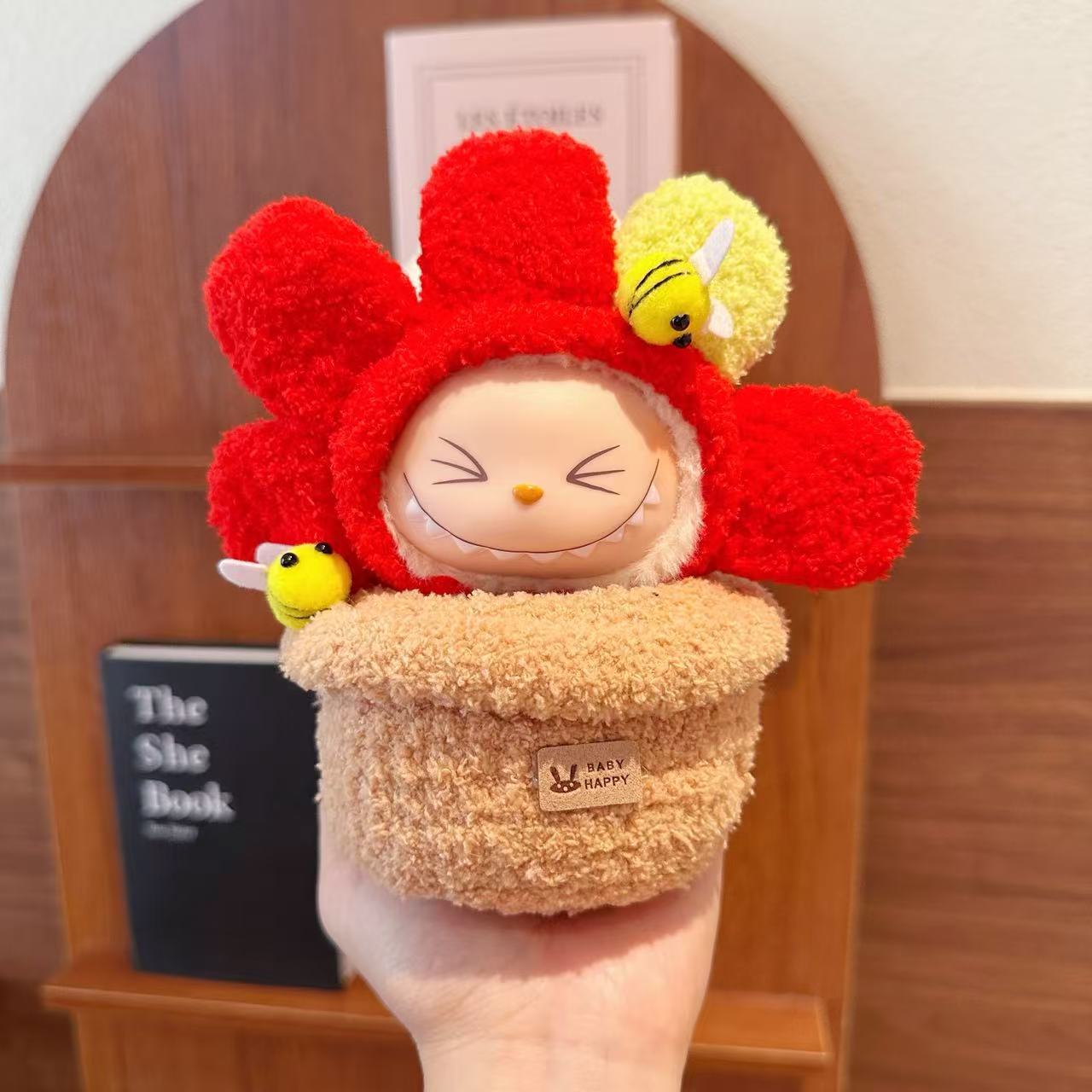 17CM Labubu baby clothes LABUBU handmade crochet clothes first generation second generation third generation can wear handmade baby clothes set