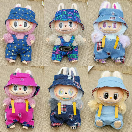 Baby clothes only  labubu clothes bucket hat spring outing suit Labubu baby clothes for