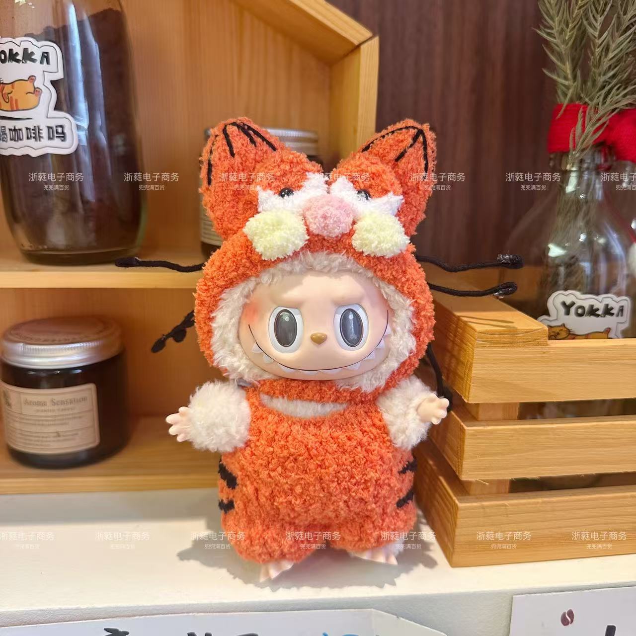 17CM Labubu baby clothes LABUBU handmade crochet clothes first generation second generation third generation can wear handmade baby clothes set