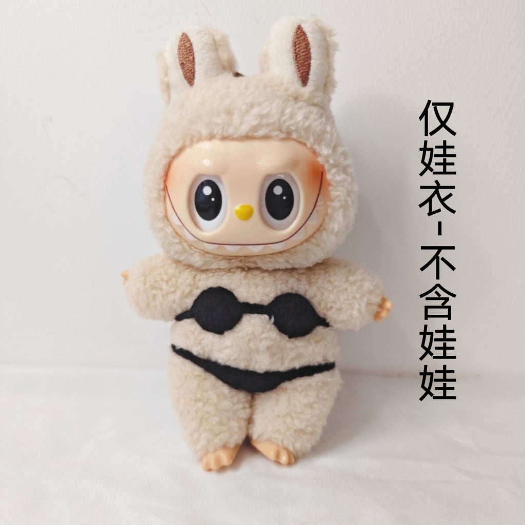 New product hand-crocheted POP MART Labubu baby clothes are suitable for cute factory direct sales wholesale