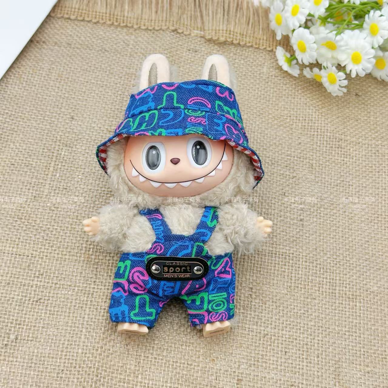 Baby clothes only  labubu clothes bucket hat spring outing suit Labubu baby clothes for