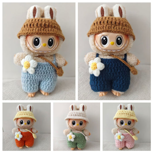 New product hand-crocheted POP MART Labubu baby clothes are suitable for cute factory direct sales wholesale