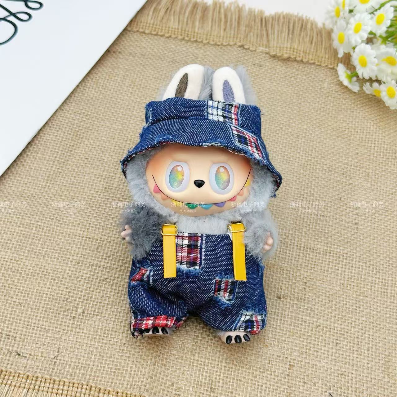 Baby clothes only  labubu clothes bucket hat spring outing suit Labubu baby clothes for